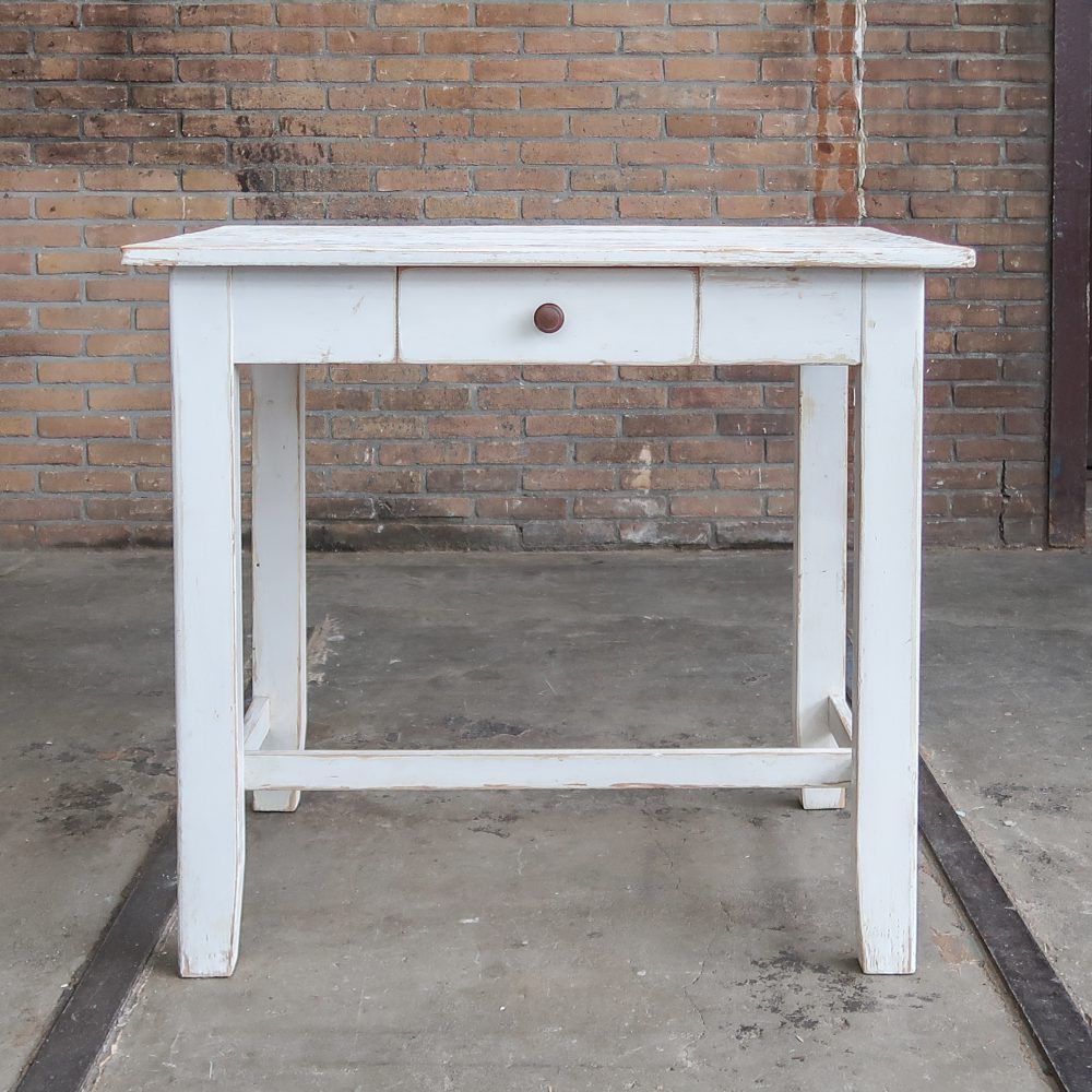 Brocante bureautje met la - Afbeelding 3