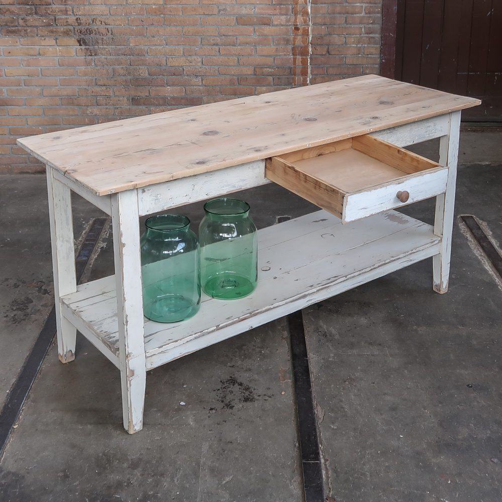 Brocante werktafel - plantentafel - Afbeelding 2