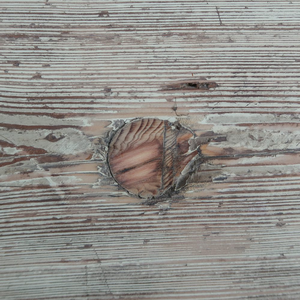 Brocante houten bankje - Afbeelding 4