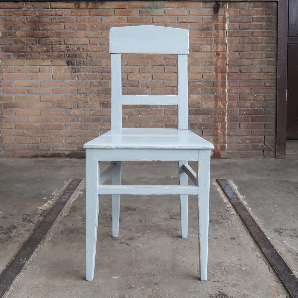 Brocante houten stoel - Afbeelding 2