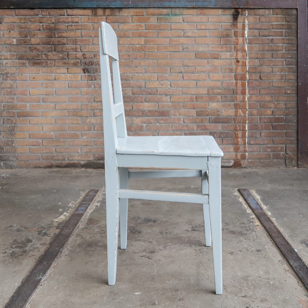 Brocante houten stoel - Afbeelding 3