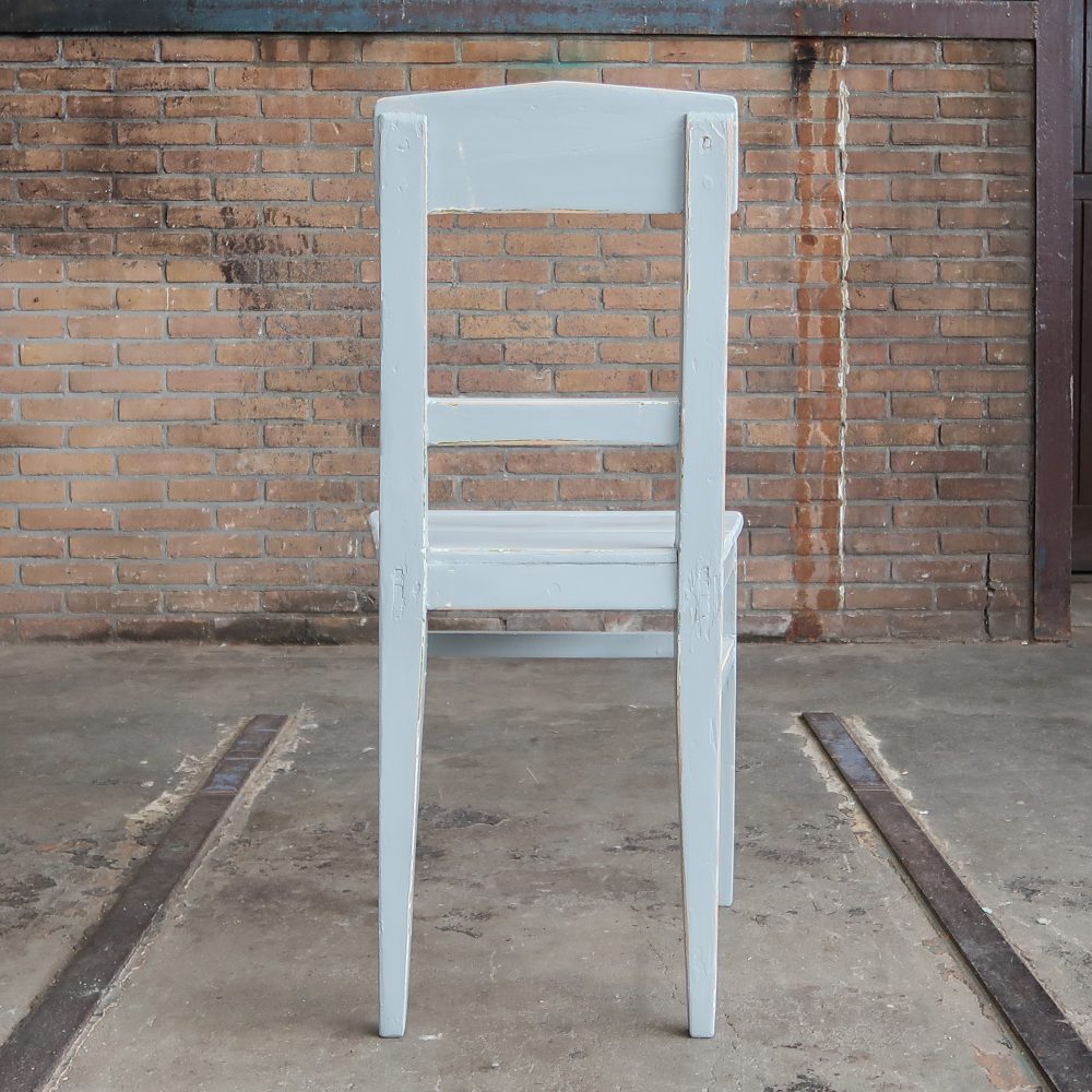 Brocante houten stoel - Afbeelding 4