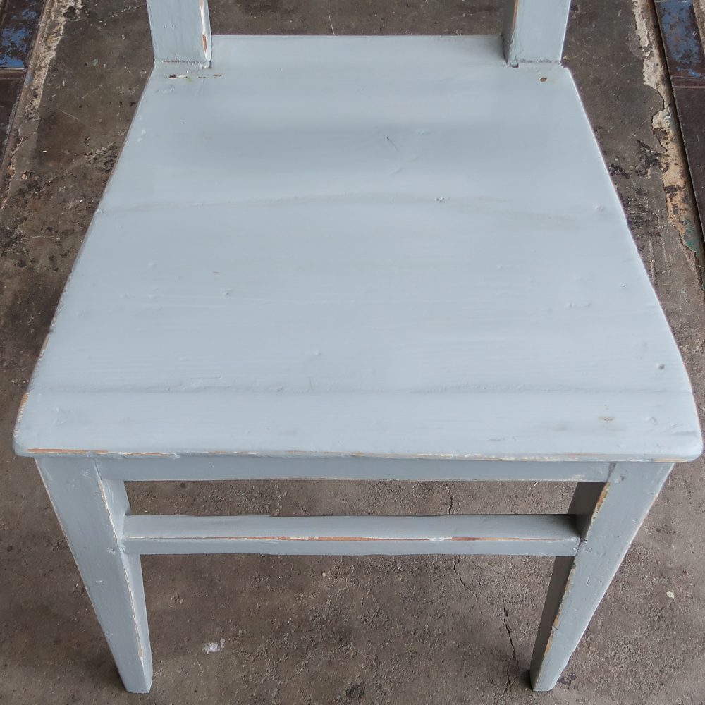 Brocante houten stoel - Afbeelding 6