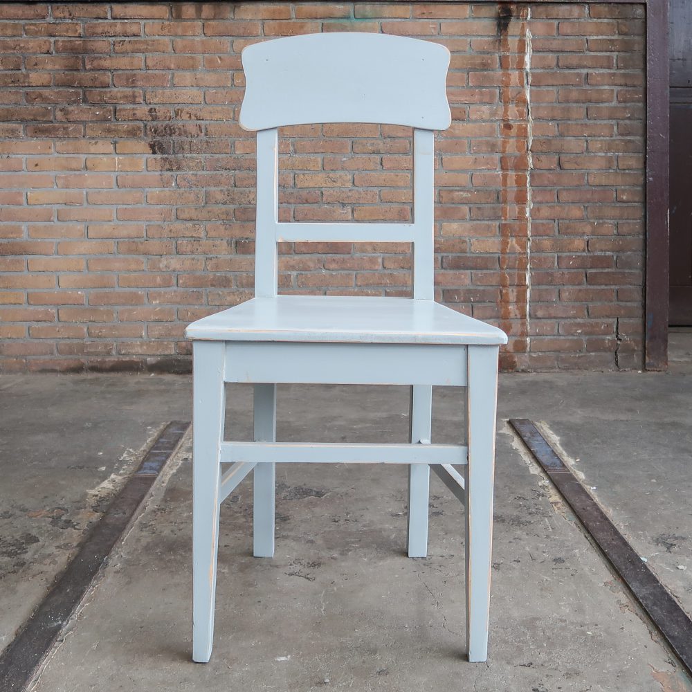 Brocante houten stoel - Afbeelding 2