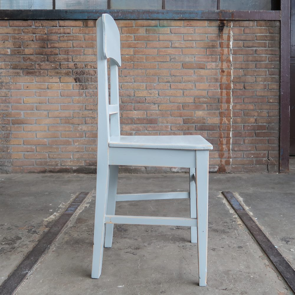Brocante houten stoel - Afbeelding 4