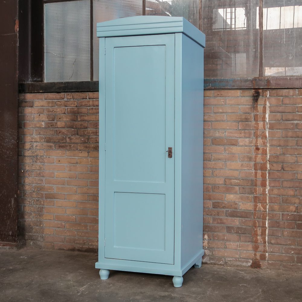 Blauwe eendeurs linnenkast - Afbeelding 2