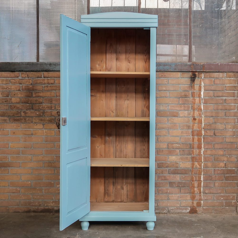 Blauwe eendeurs linnenkast - Afbeelding 3