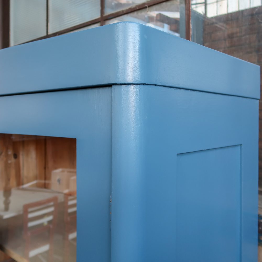 Blauwe vitrinekast - Afbeelding 5