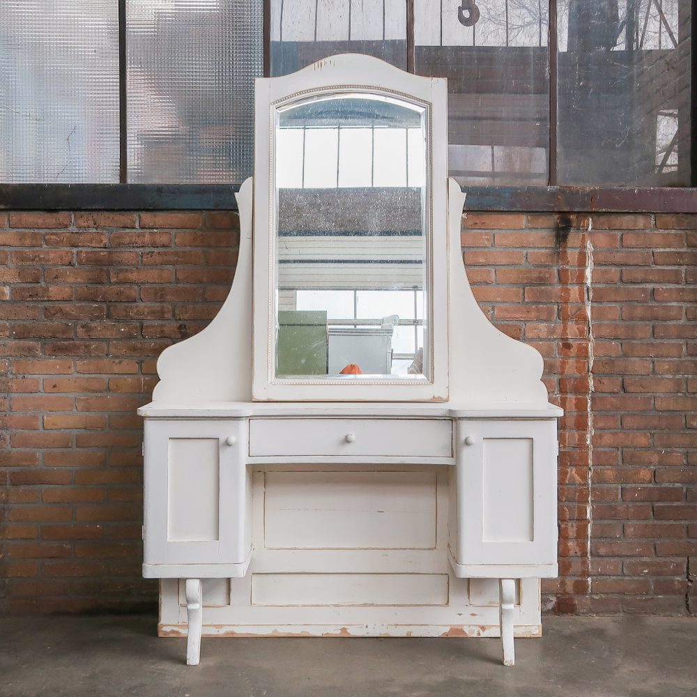 Brocante houten kaptafel - Afbeelding 2