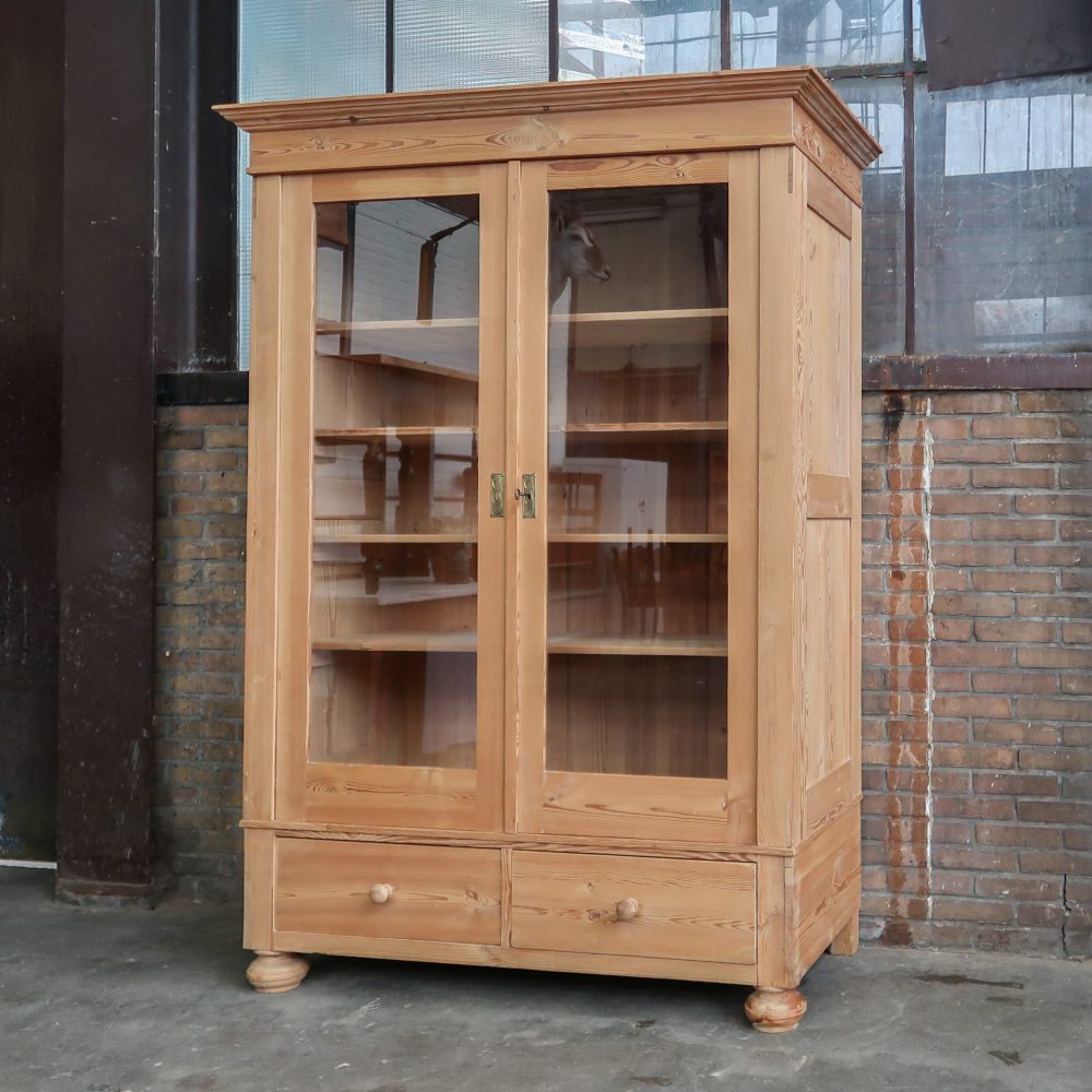 Vintage grenen kast - demontabel - Afbeelding 2