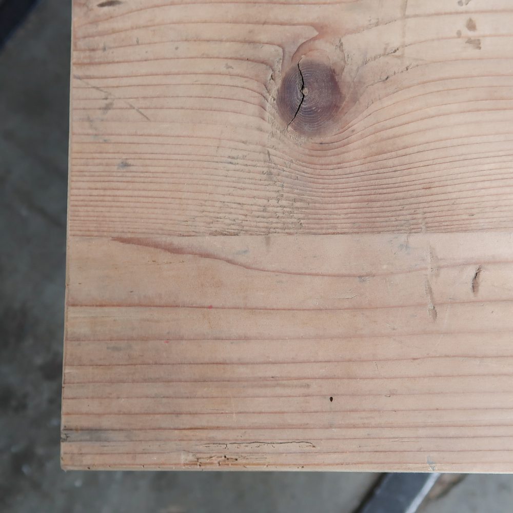Landelijke tafel met zwart onderstel – Bild 3