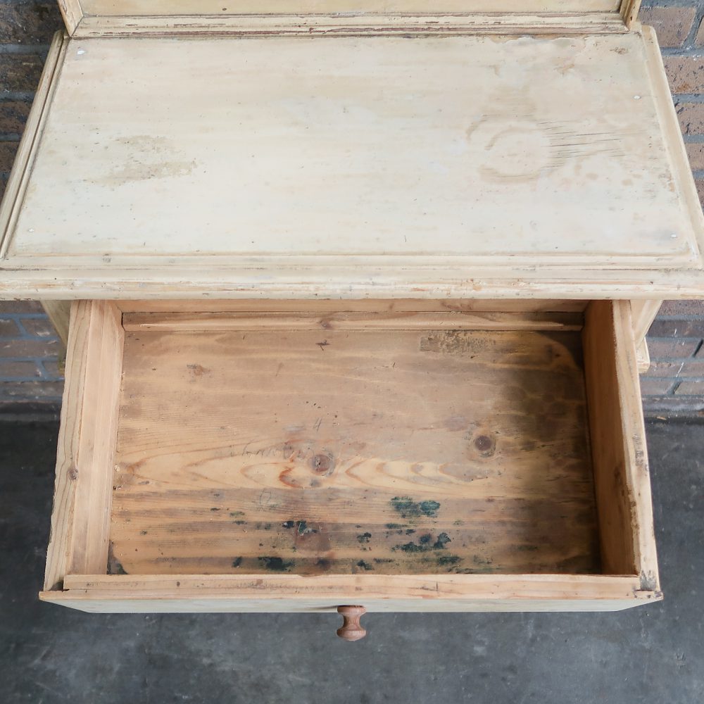 Brocante houten kaptafel - Afbeelding 6