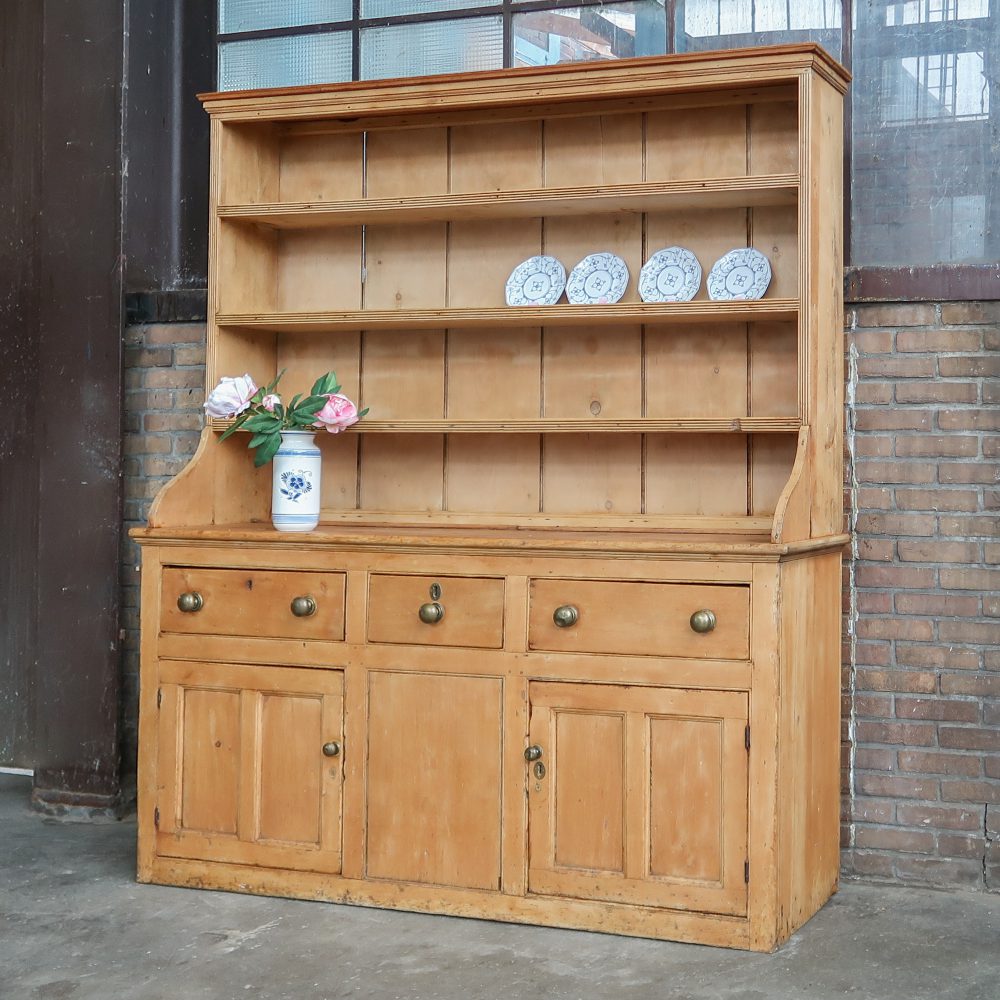 Brocante grenen buffetkast - Afbeelding 2