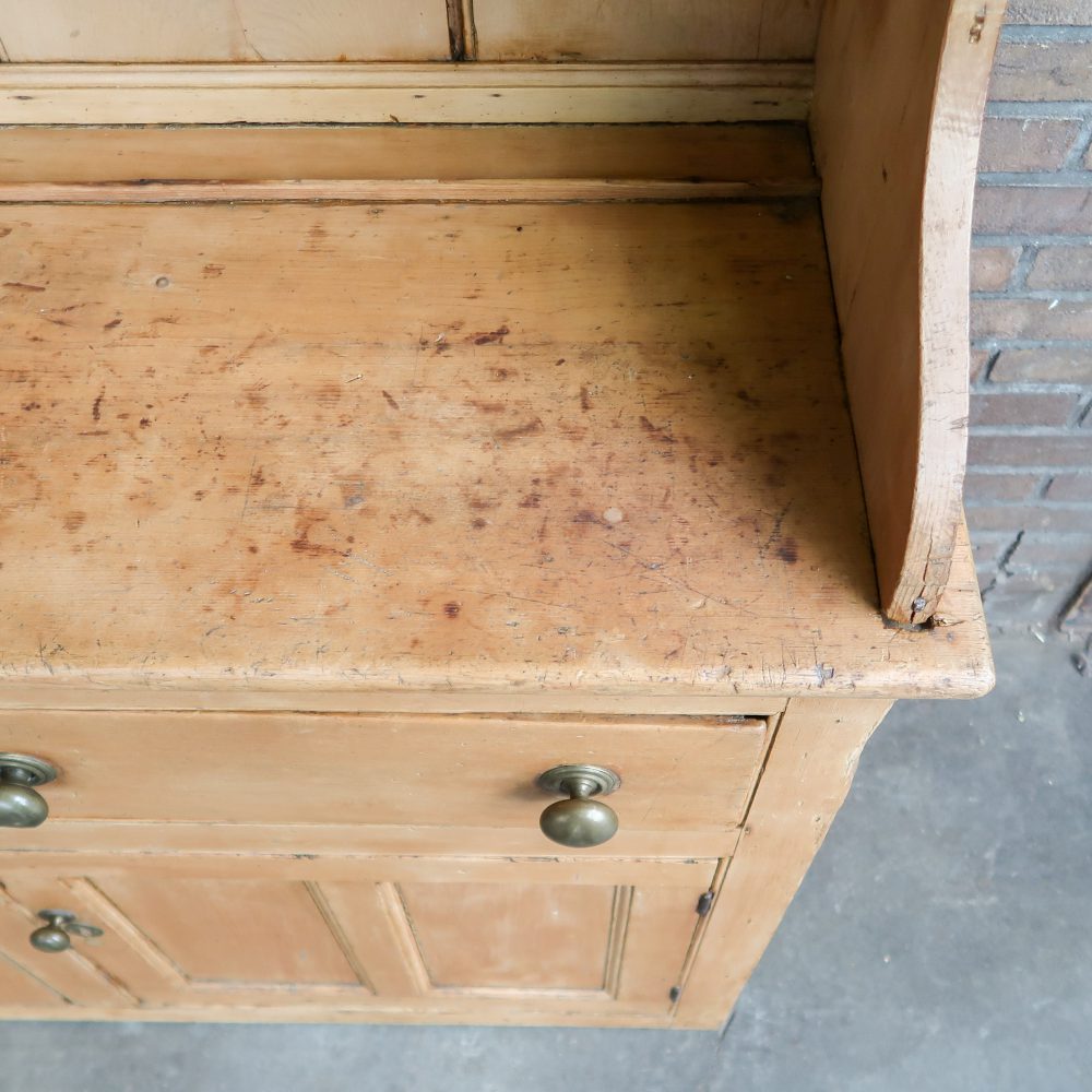 Brocante grenen buffetkast - Afbeelding 11
