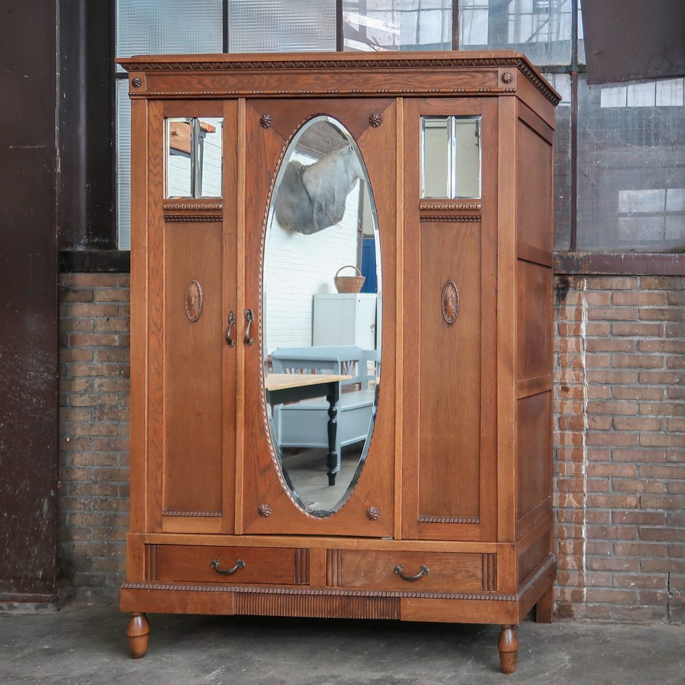 Brocante spiegelkast - demontabel - Afbeelding 2