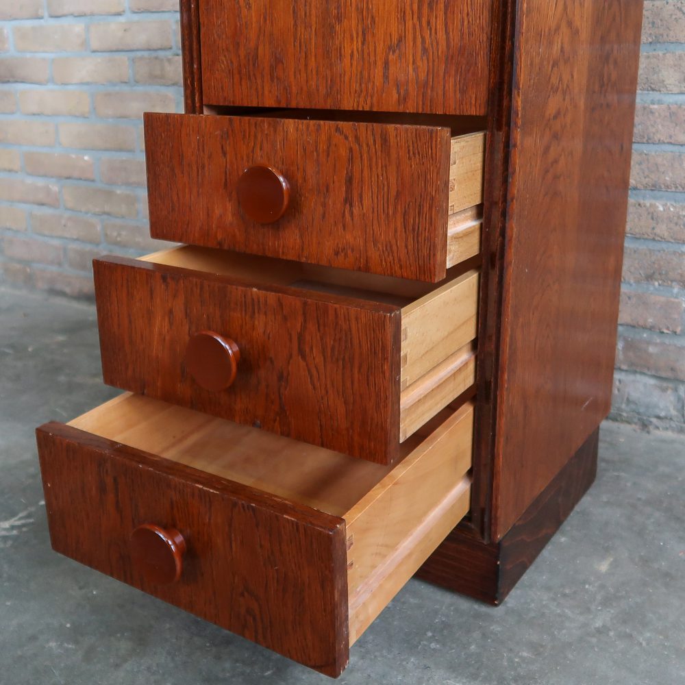 Mid century nachtkastje - Afbeelding 4