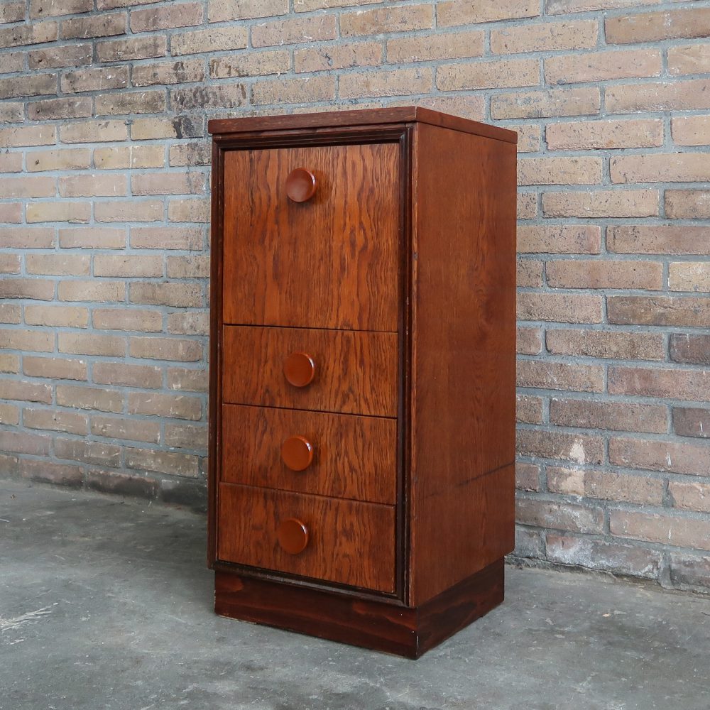 Mid century nachtkastje - Afbeelding 2