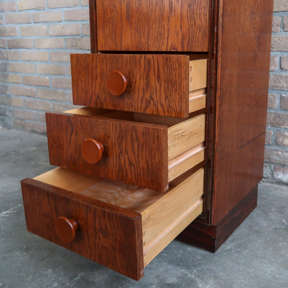 Mid century nachtkastje - Afbeelding 4