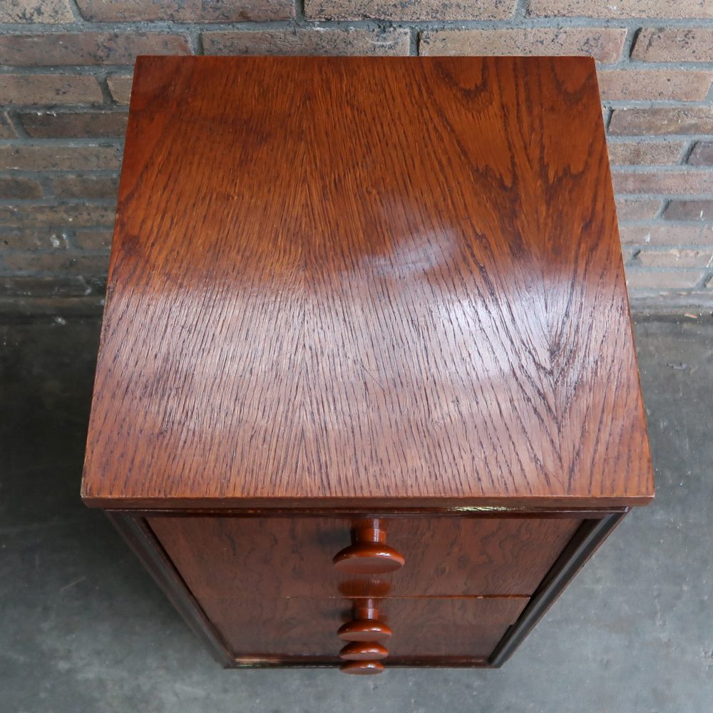 Mid century nachtkastje - Afbeelding 7