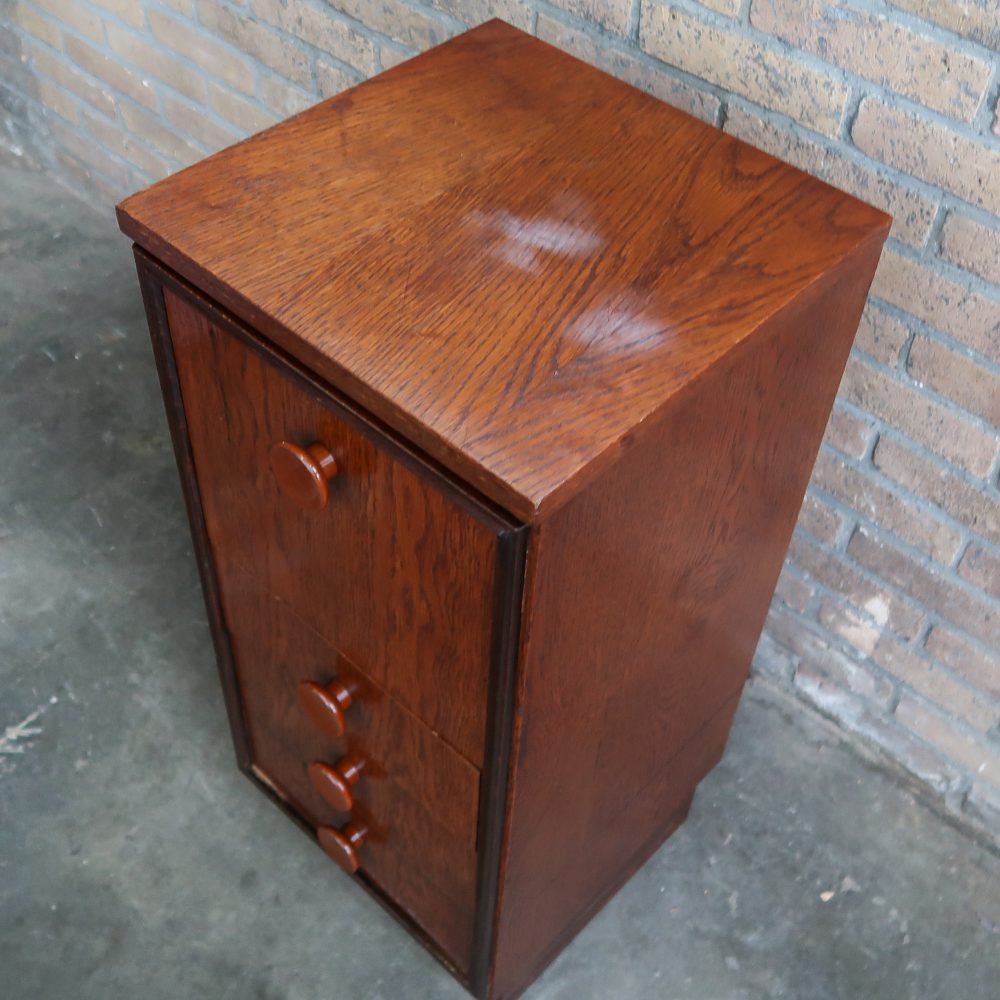 Mid century nachtkastje - Afbeelding 5