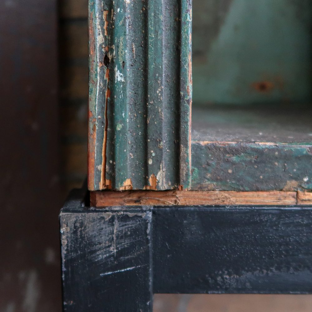 Industriële houten vakkenkast - Afbeelding 10