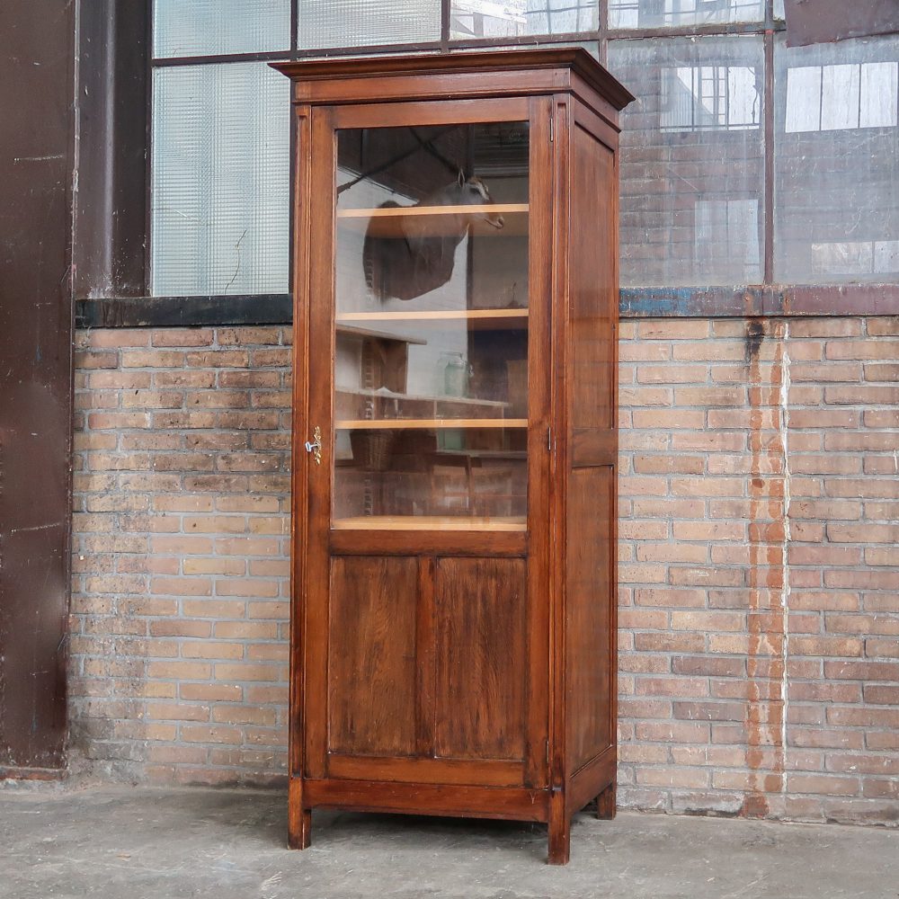 Vintage vitrinekast - Afbeelding 2
