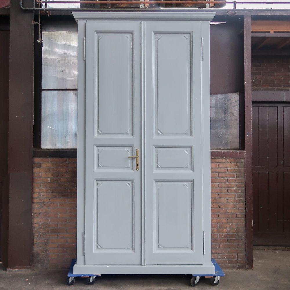 Hoge kast met ensuite deuren - demontabel - Afbeelding 2