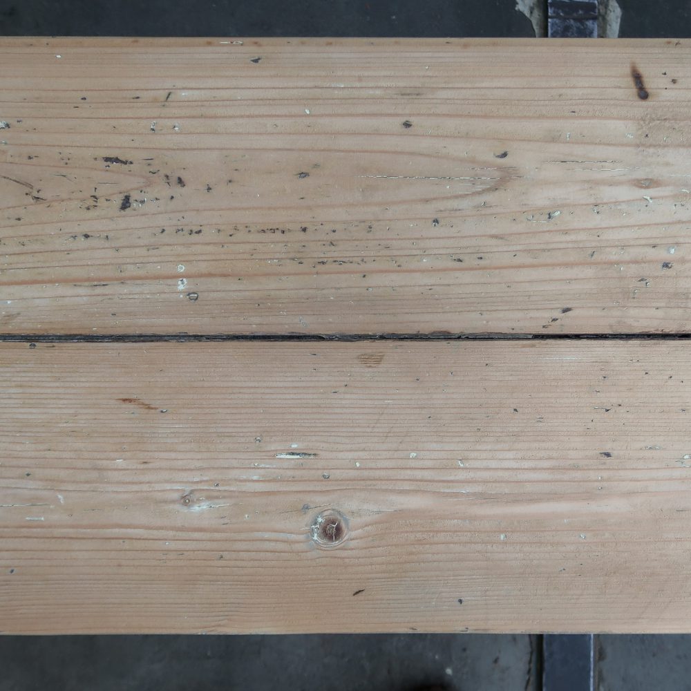Brocante houten bankje - Afbeelding 5