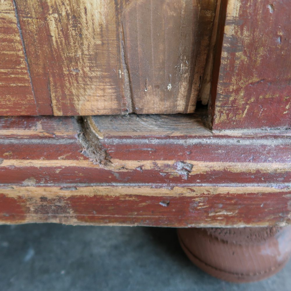 Bruine eendeurs linnenkast - Afbeelding 10