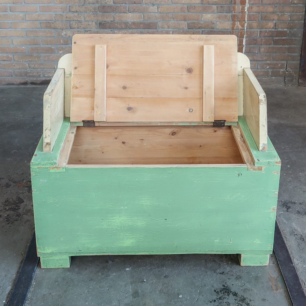 Brocante kinderbankje - Afbeelding 3