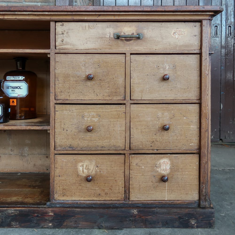 Brocante apothekers toonbank - Afbeelding 4