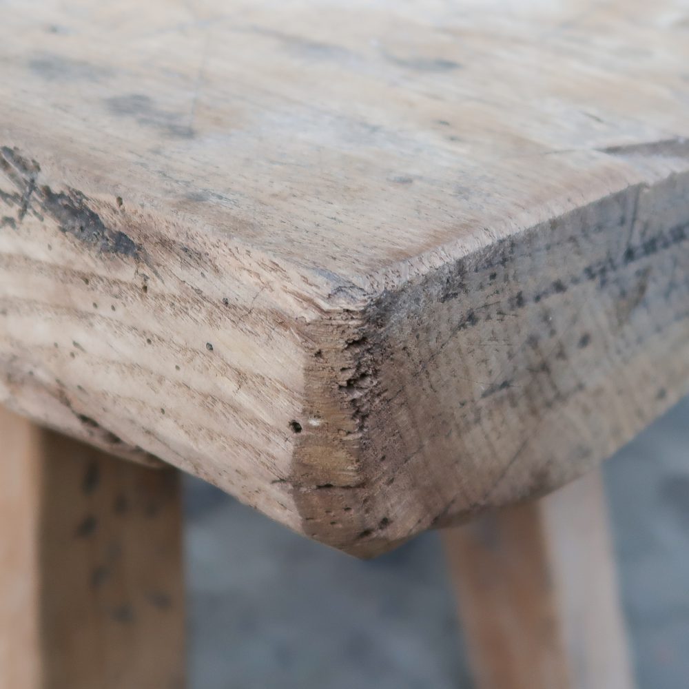 Lage houten slachttafel - Afbeelding 3