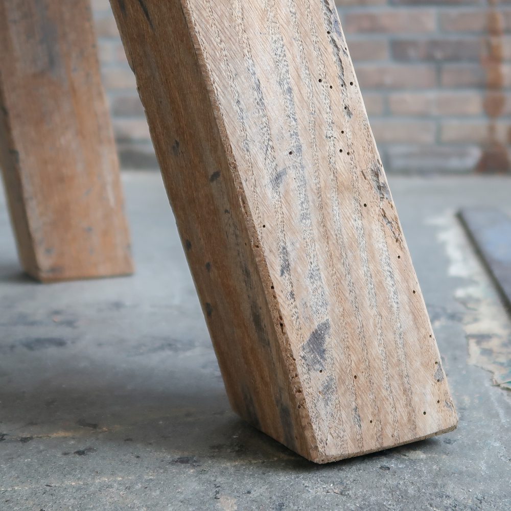 Lage houten slachttafel - Afbeelding 7