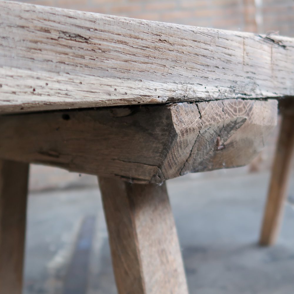 Lage houten slachttafel - Afbeelding 7