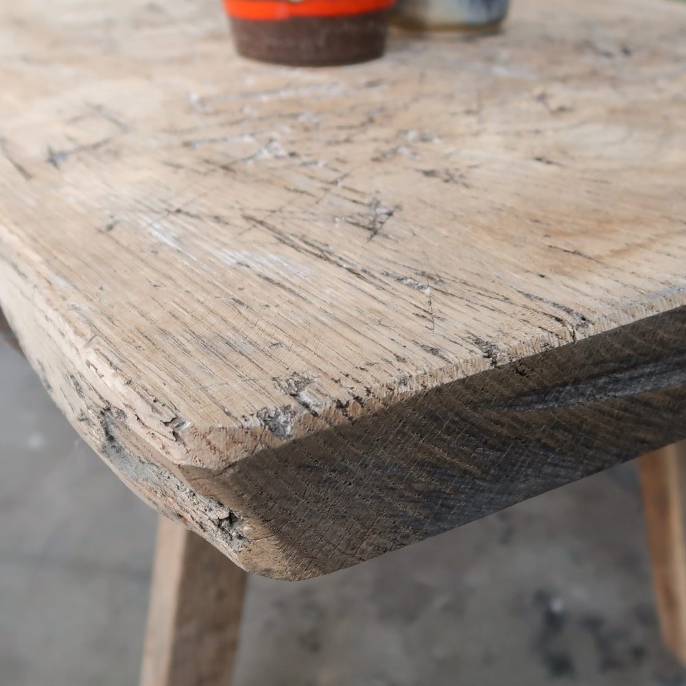 Lage houten slachttafel - Afbeelding 6
