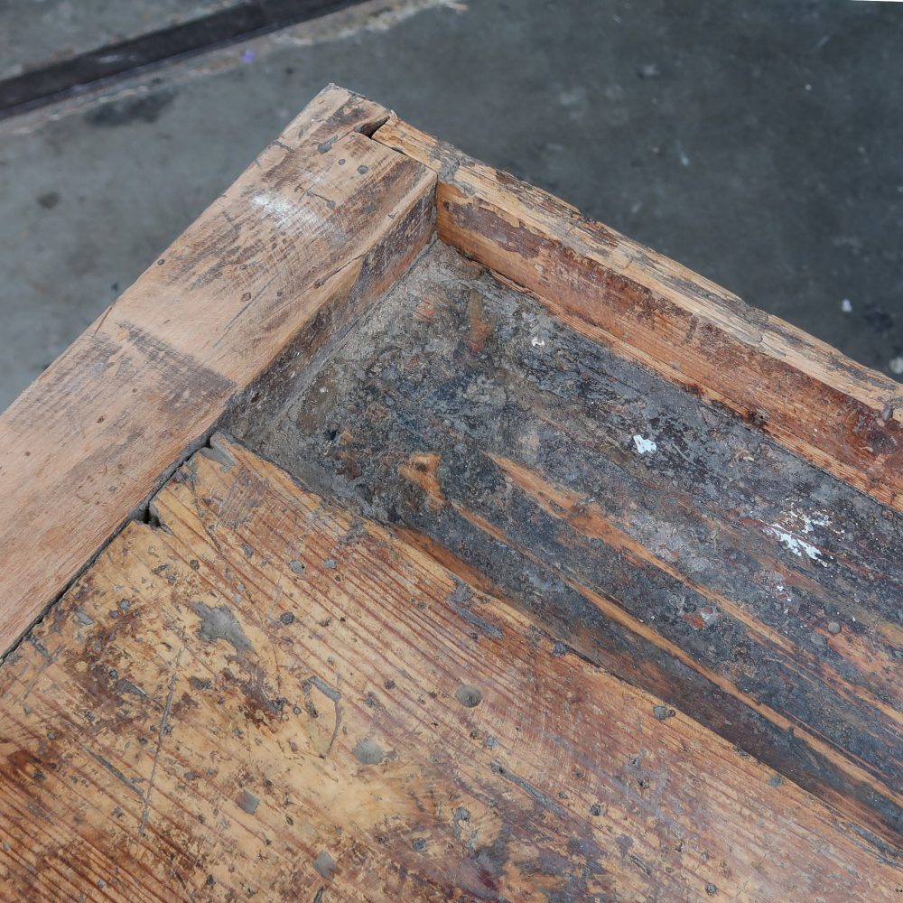 Vintage werkbank met bankschroeven - Afbeelding 7