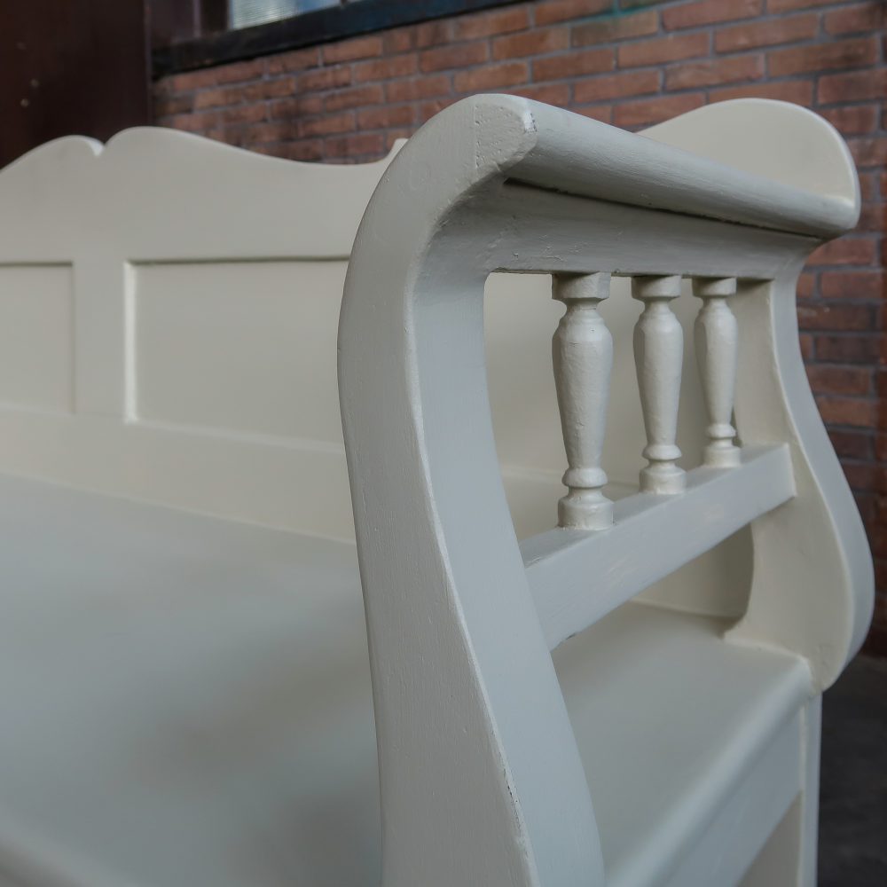 Beschilderde houten bank - Afbeelding 7