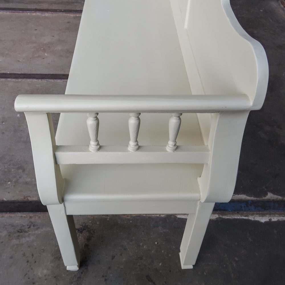 Beschilderde houten bank - Afbeelding 6