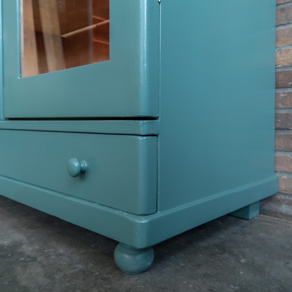 Brocante vitrinekast - Afbeelding 4