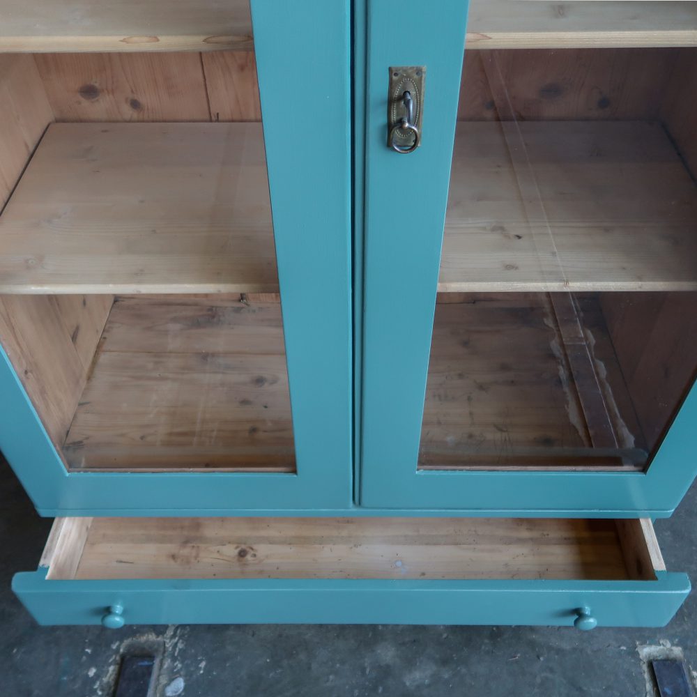 Brocante vitrinekast - Afbeelding 6