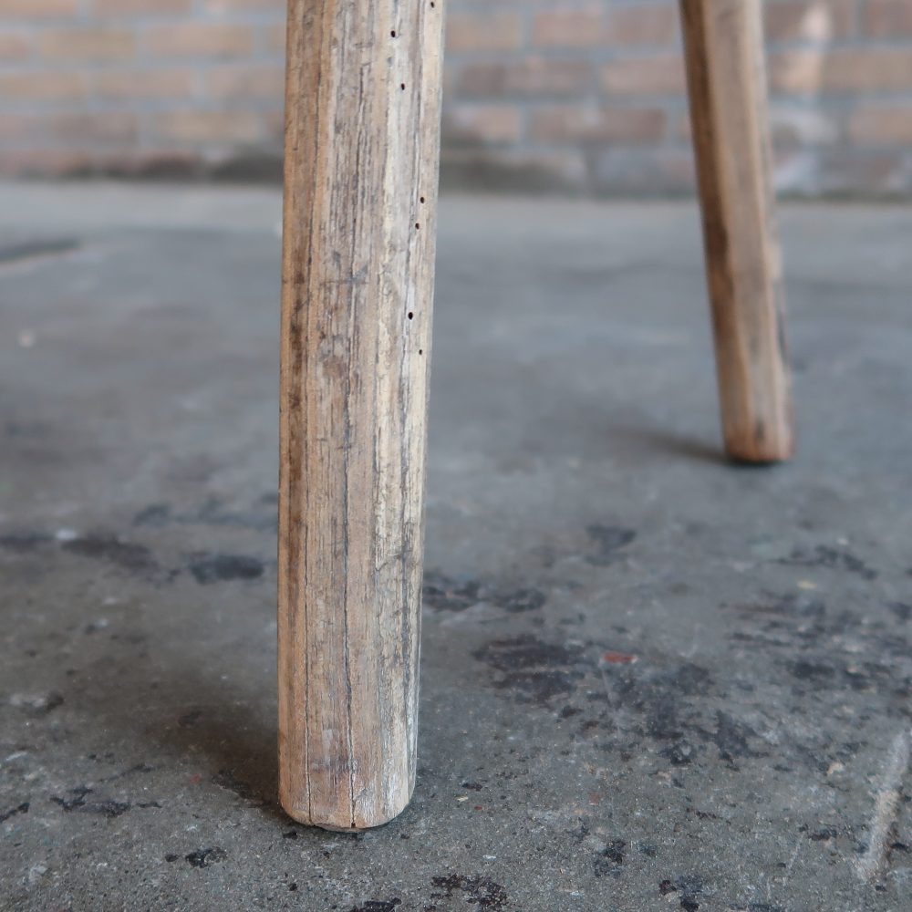 Brocante houten bankje - Afbeelding 7