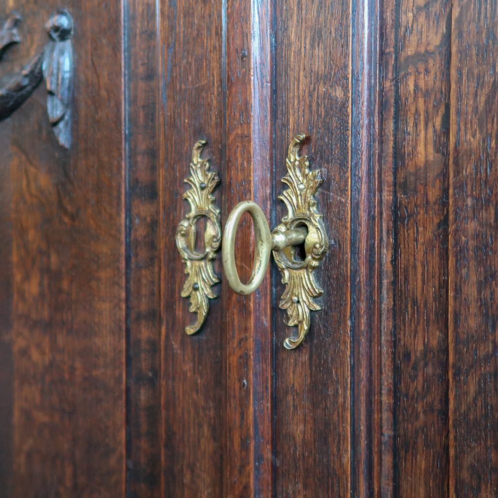 Brocante dressoir met spiegel - Afbeelding 10