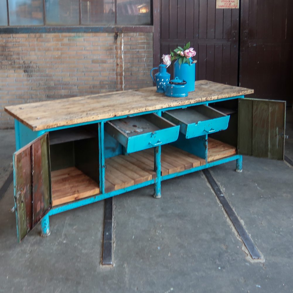 Vintage werkbank - Afbeelding 3