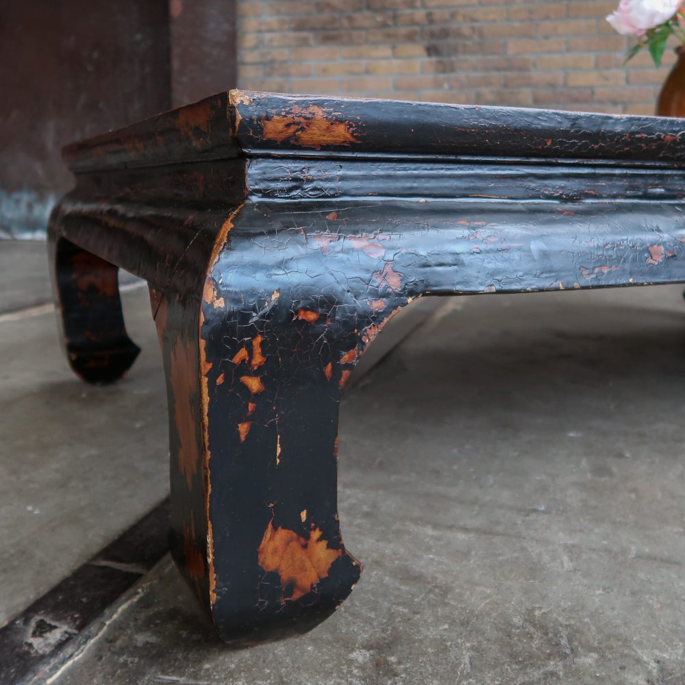 Chinese salontafel met marmeren blad - Afbeelding 6