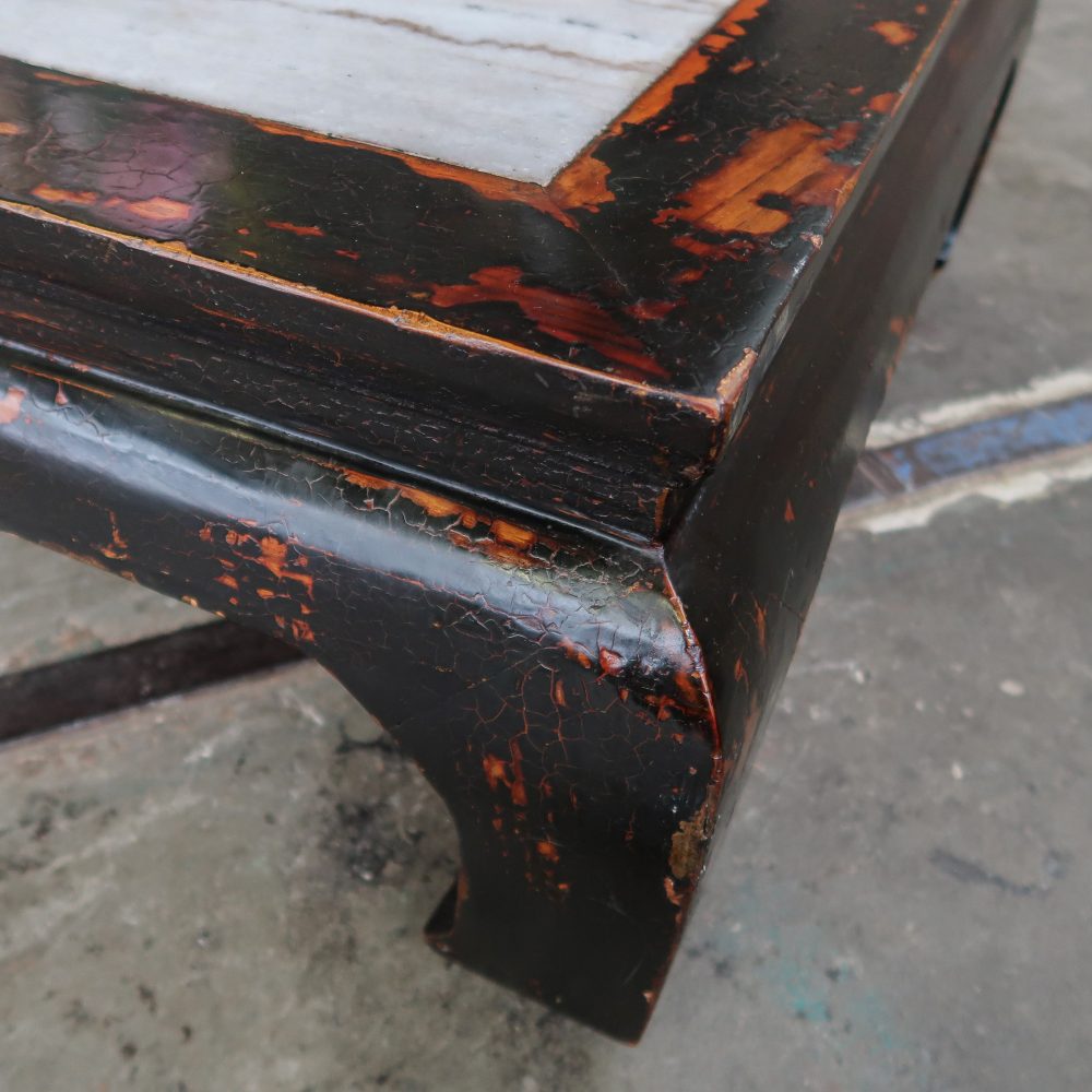 Chinese salontafel met marmeren blad - Afbeelding 5