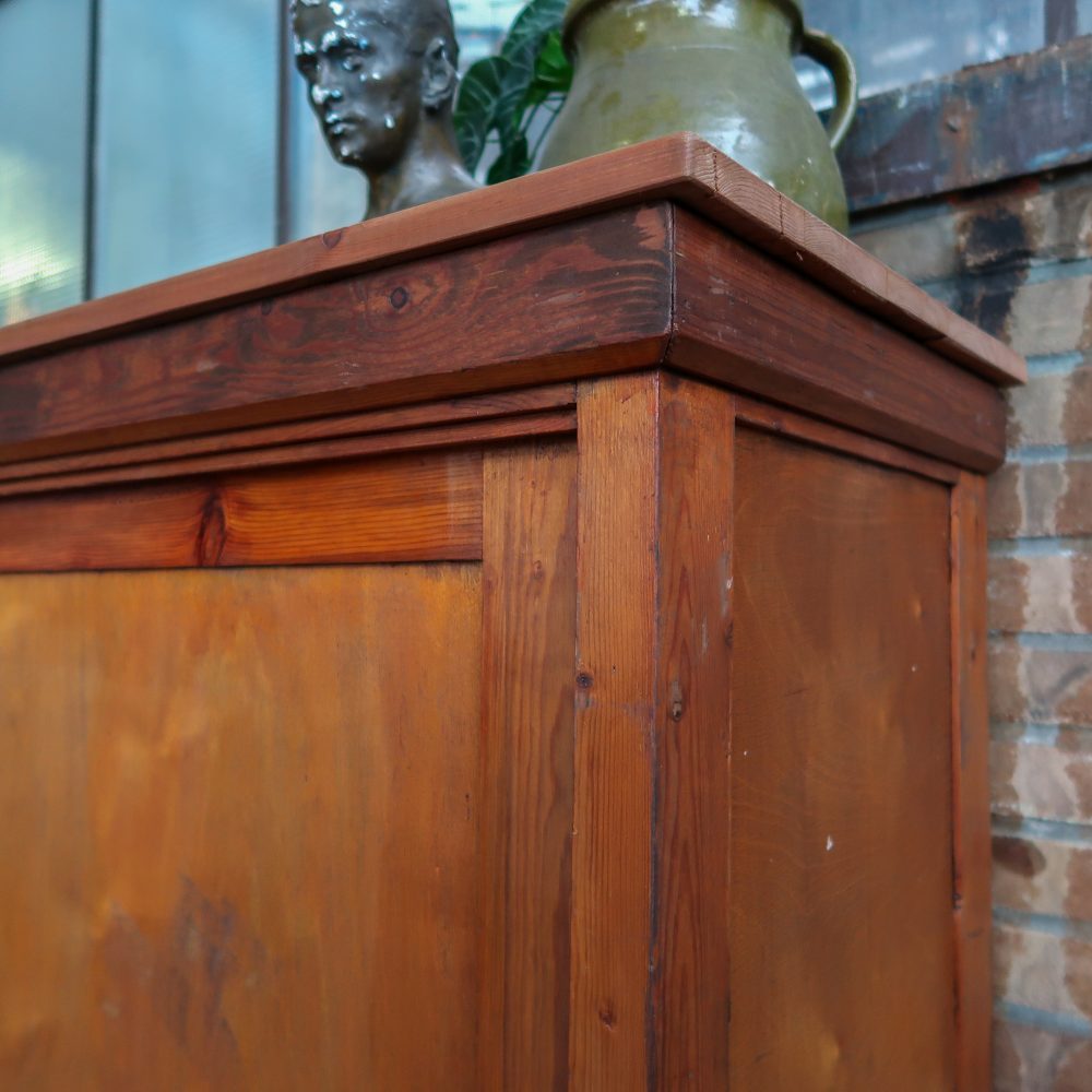 Vintage dressoir met schuifdeuren - Afbeelding 5