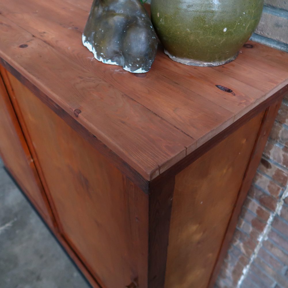 Vintage dressoir met schuifdeuren - Afbeelding 6