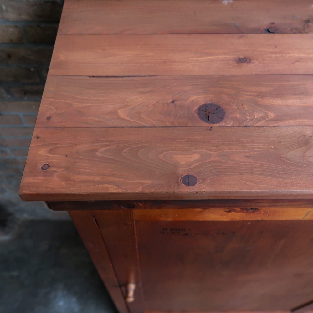 Vintage dressoir met schuifdeuren - Afbeelding 8