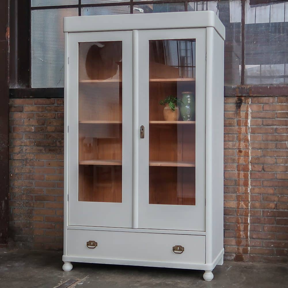 Brocante vitrinekast - Afbeelding 2