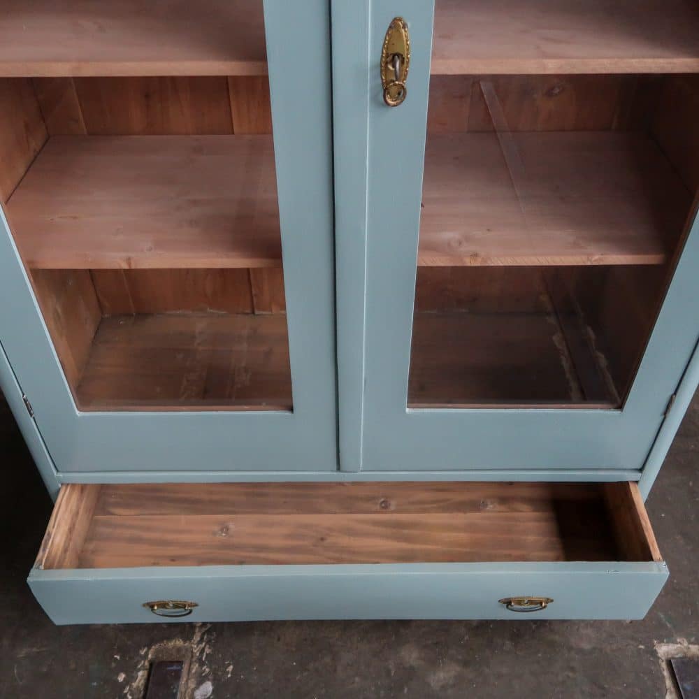 Brocante vitrinekast - Afbeelding 4
